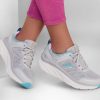 SKECHERS Relaxed Fit: D'Lux Walker - Infinite Motion Light Gray / Multi Lace Up