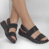 SKECHERS Foamies: Footsteps - Glam Vibe Black Sandals