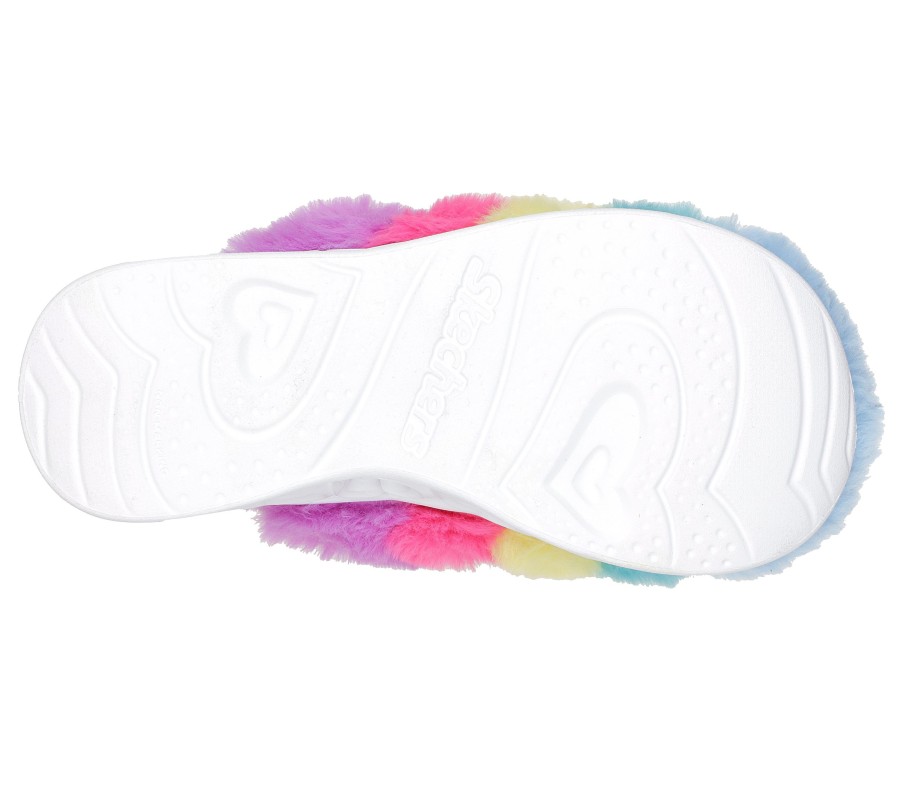 SKECHERS Heart Lights Sandal - Color Palooza Multi Slip-Ons