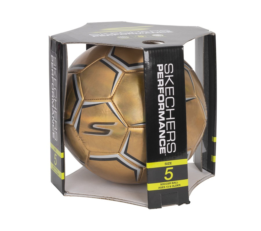 SKECHERS Hex Shadow Size 5 Soccer Ball Gold Accessories