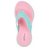 SKECHERS Skechers On The Go 600 - Sunny Horizon Turquoise / Pink Sandals