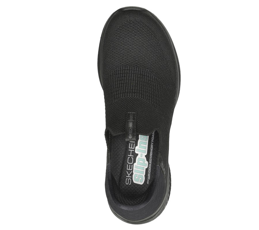 SKECHERS Skechers Slip-Ins: Ultra Flex 3.0 - Cozy Streak Black Slip-Ons