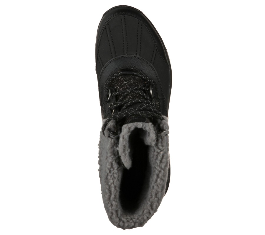 SKECHERS Skechers On The Go Outdoor Ultra - Hillcrest Black / Gray Boots