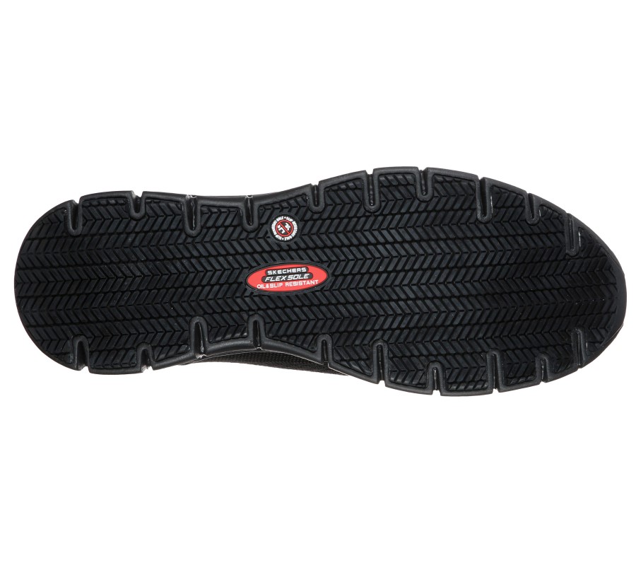 SKECHERS Work: Synergy - Omat Alloy Toe Black Work & Safety