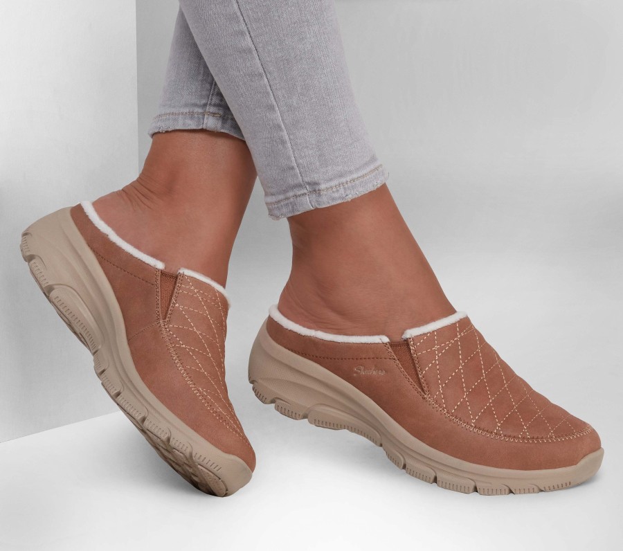 SKECHERS Relaxed Fit: Easy Going - Road Trip Brown Slip-Ons