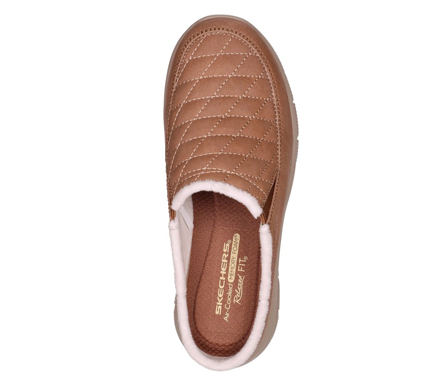 SKECHERS Relaxed Fit: Easy Going - Road Trip Brown Slip-Ons