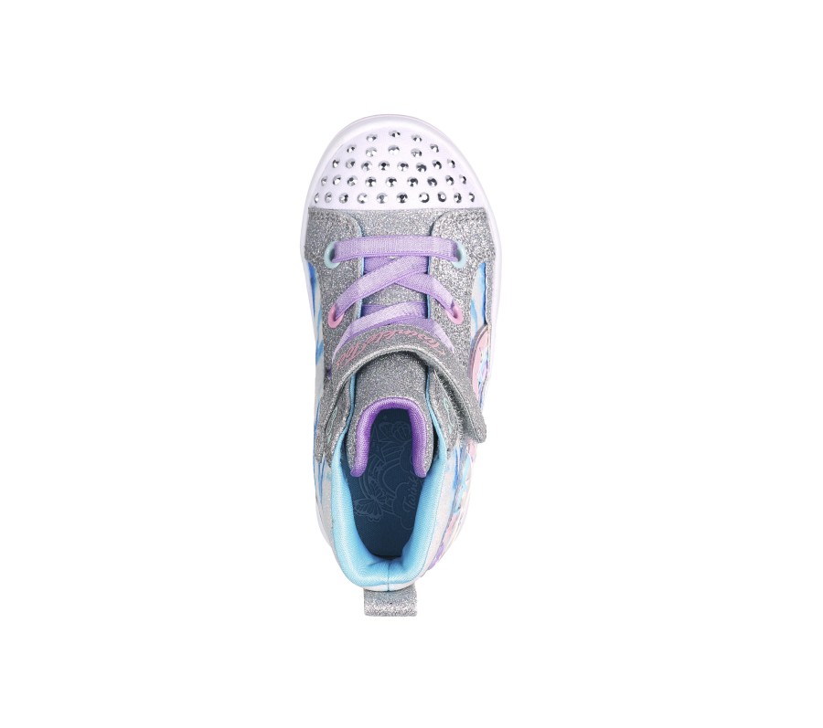 SKECHERS Twinkle Toes: Twi-Lites 2.0 - Magical Spectrum Light Blue / Multi Light-Up