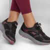 SKECHERS Skechers Go Run Consistent - Vivid Horizon Black / Burgundy Lace Up