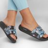 SKECHERS Skechers Hyper Slide - Island Palms Black / Multi Sandals