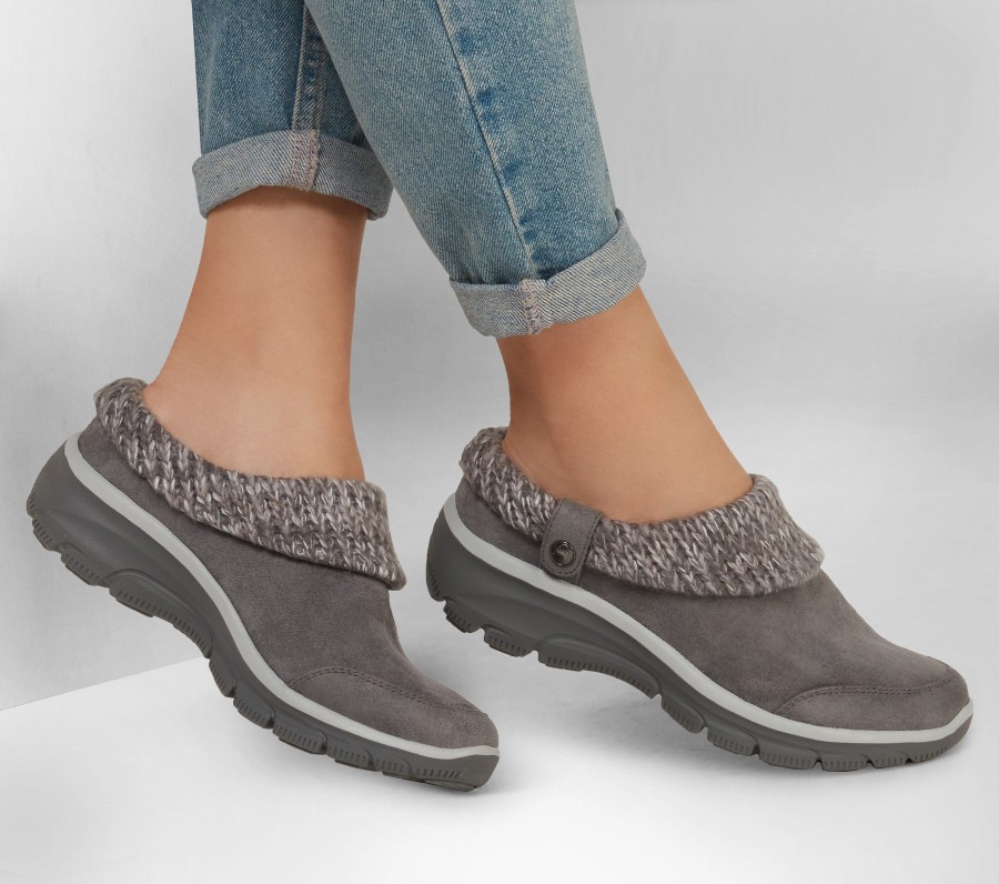 SKECHERS Easy Going - Good Duo Gray Slippers