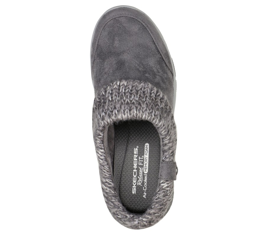 SKECHERS Easy Going - Good Duo Gray Slippers