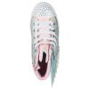 SKECHERS Twinkle Toes: Twi-Lites 2.0 - Unicorn Wings Silver / Pink Lace Up