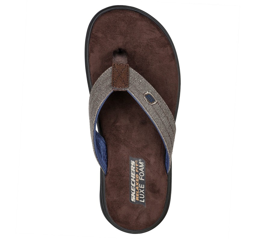 SKECHERS Relaxed Fit: Proven Sd - Radnor Chocolate Sandals