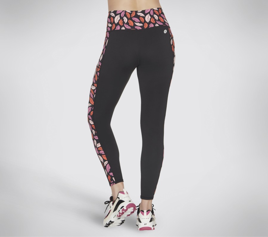 SKECHERS Dvf: Go Sculpt Dvf Legging Black / Hot Pink Bottoms