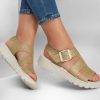 SKECHERS Foamies: Footsteps - Glitter'Fied Gold Sandals