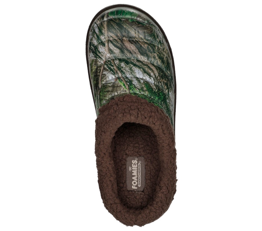 SKECHERS Foamies: Cozy Camper Lined - Brushwood Brown / Multi Slippers