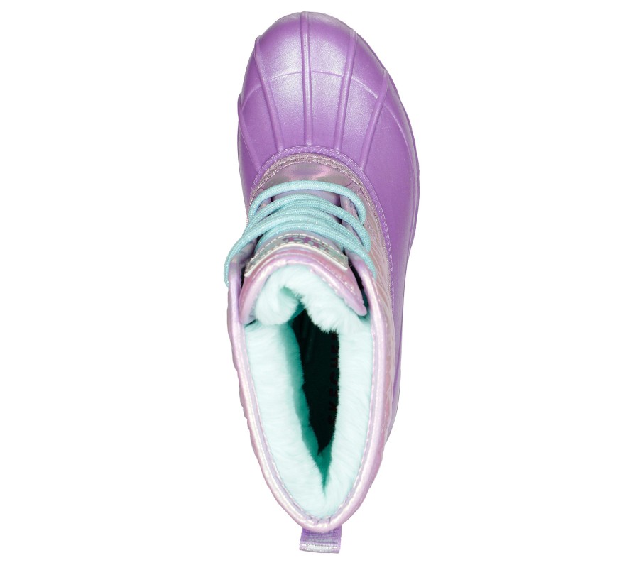 SKECHERS Puddle Pouncers - Aqua Splashers Lavender Lace Up