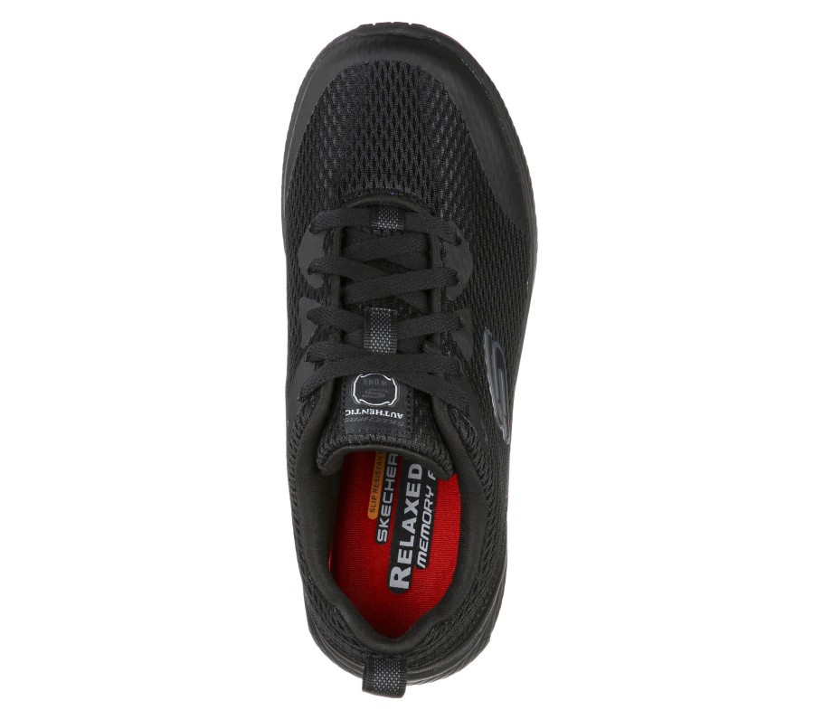 SKECHERS Work Relaxed Fit: Dynaair Sr Black Work & Safety