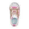 SKECHERS Twinkle Toes: Shuffle Lite - Mini Mermaid Gold Light-Up