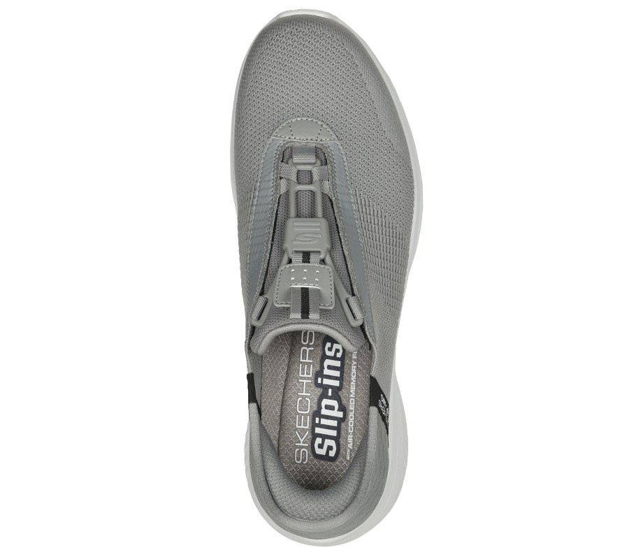 SKECHERS Skechers Slip-Ins: Ultra Flex 3.0 - Finnik Gray / Black Slip-Ons