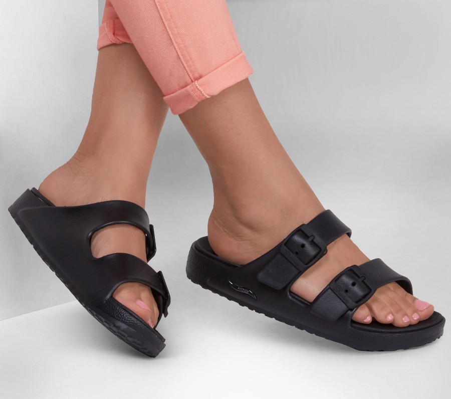 SKECHERS Foamies: Arch Fit Cali Breeze 2.0 Black Sandals