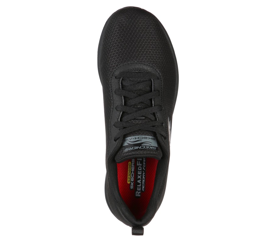 SKECHERS Work Relaxed Fit: Skech-Air Sr Black Work & Safety