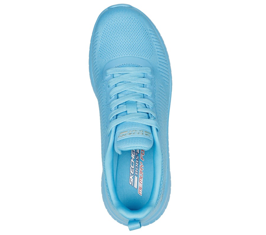 SKECHERS Bobs Squad Chaos - Cool Rythms Aqua Lace Up