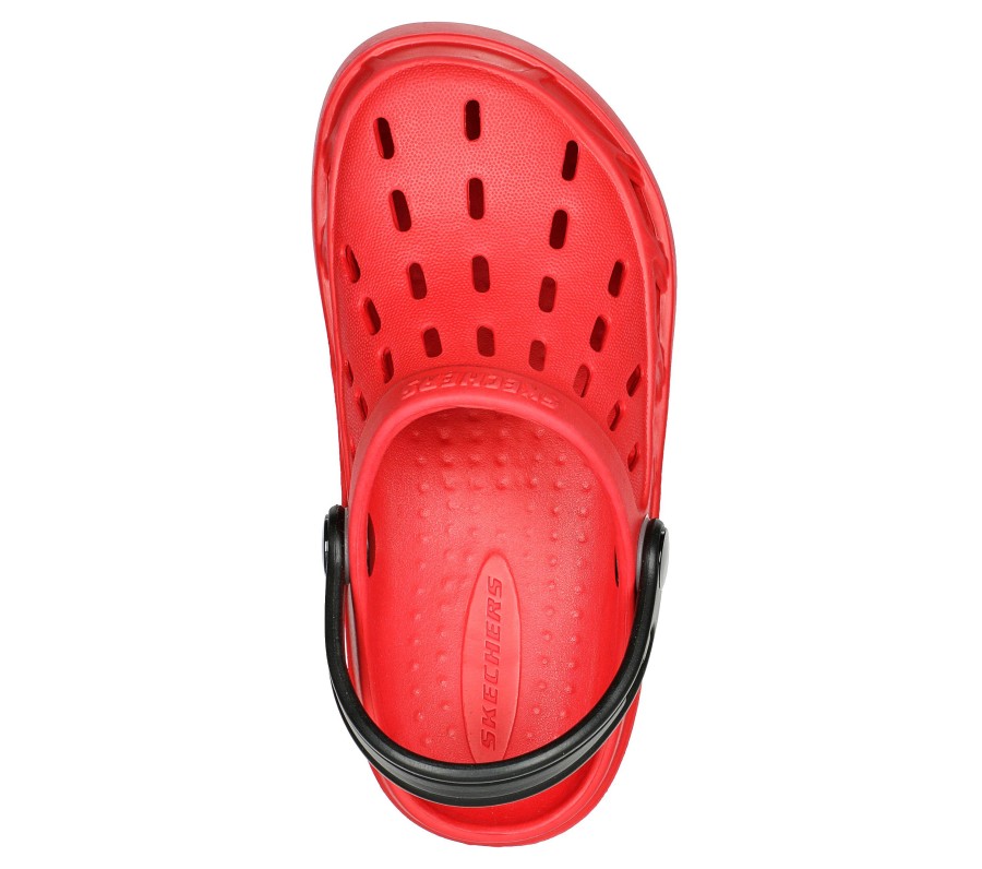 SKECHERS Foamies: Swifters Red Slip-Ons