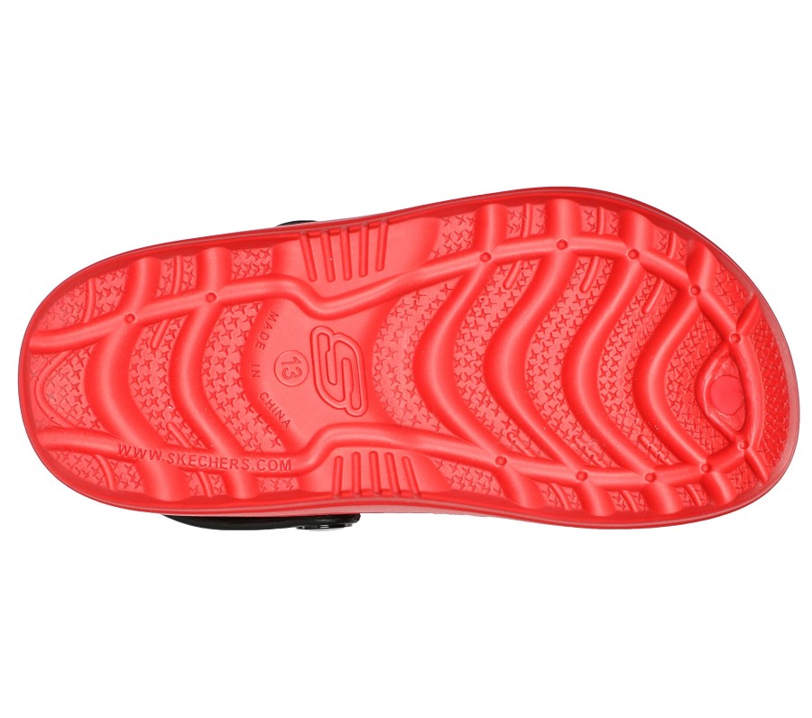 SKECHERS Foamies: Swifters Red Slip-Ons