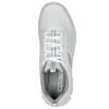 SKECHERS Glide-Step - Fasten Up White Athletic Sneakers