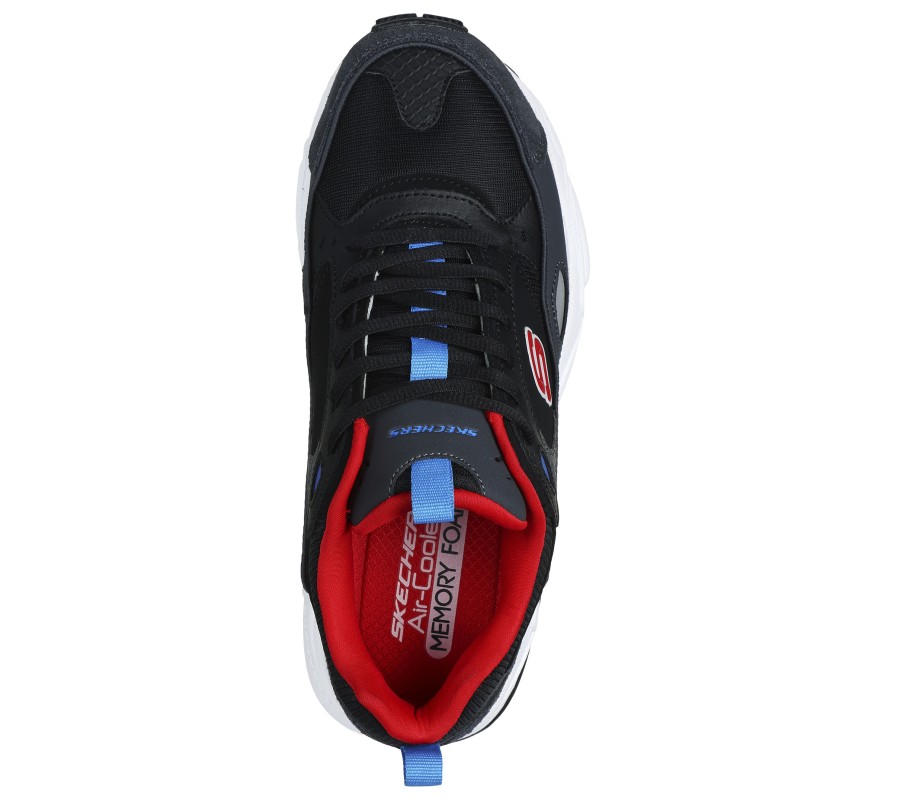 SKECHERS Stamina - Cutting Ties Black / Multi Athletic Sneakers