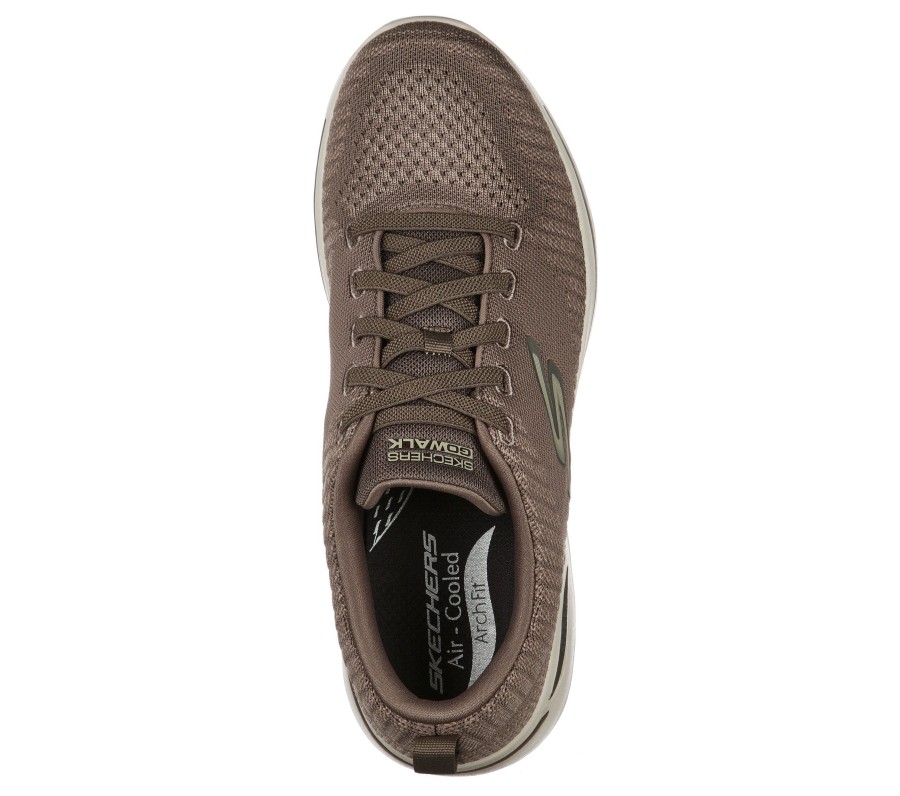 SKECHERS Go Walk Arch Fit - Grand Select Taupe Athletic Sneakers