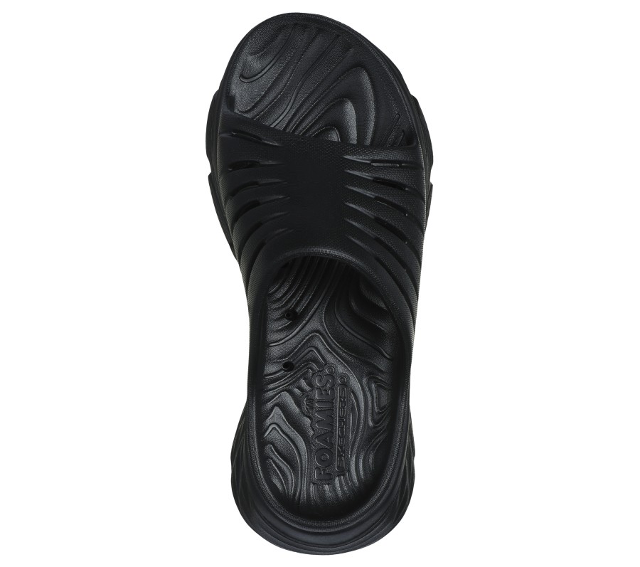 SKECHERS Foamies: Max Cushioning - Go Get Em Black Sandals