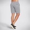 SKECHERS Skechers Apparel Explorer 9 Inch Short Light Gray Bottoms