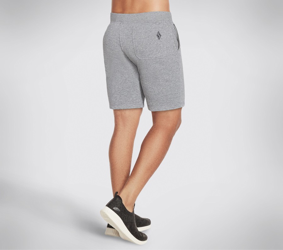 SKECHERS Skechers Apparel Explorer 9 Inch Short Light Gray Bottoms