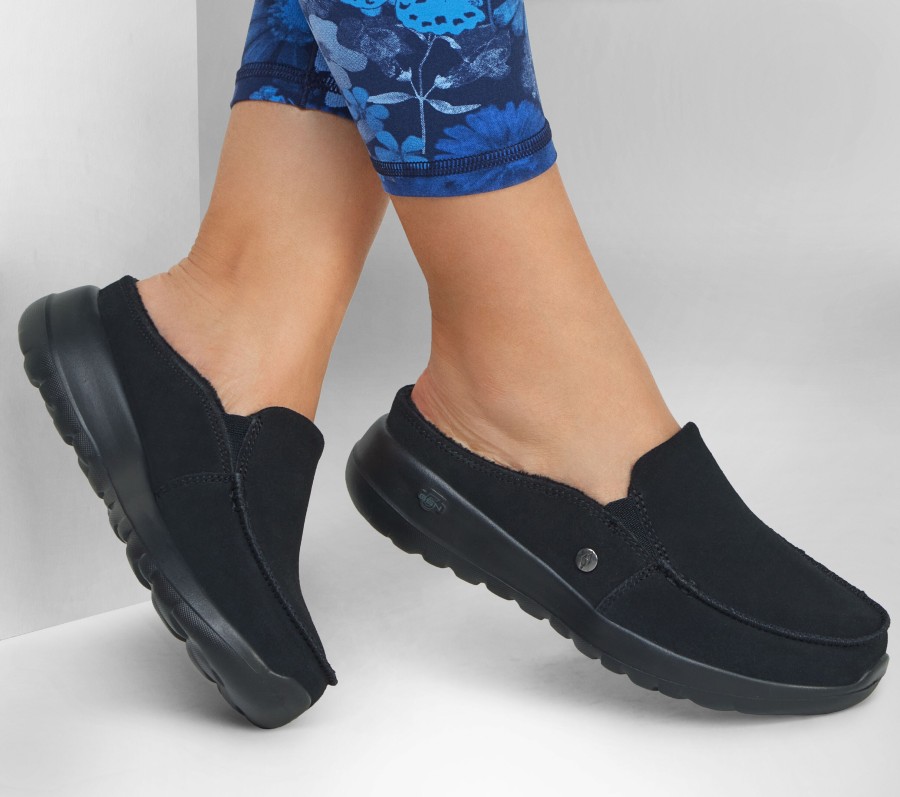 SKECHERS Skechers On-The-Go Joy - Cheering Black Slippers