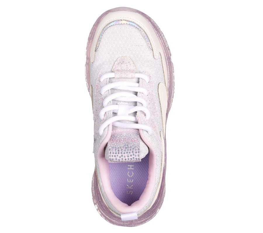 SKECHERS Prismatic White / Multi Lace Up