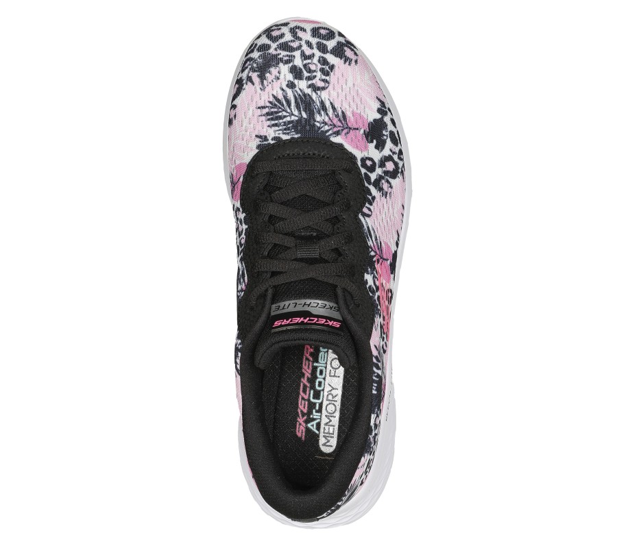 SKECHERS Skech-Lite Pro - Wild Trip Black / Pink Lace Up