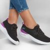 SKECHERS Skech-Air Dynamight - Bright Cheer Black / Purple Lace Up