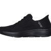 SKECHERS Skechers Slip-Ins: Go Walk Arch Fit - Simplicity Black Slip-Ons