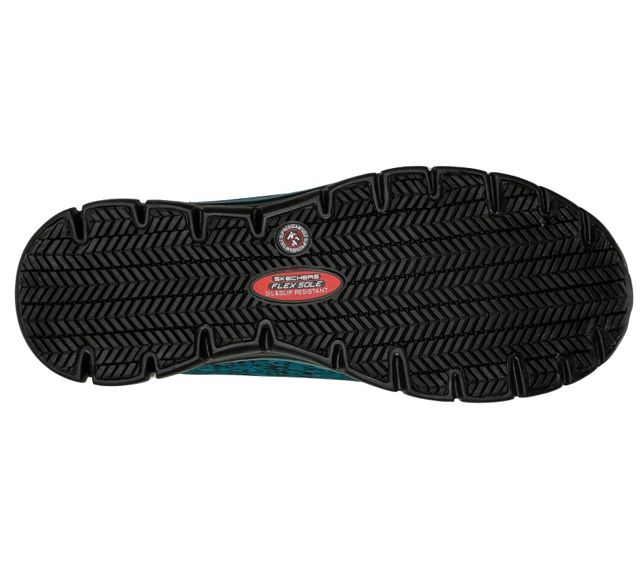 SKECHERS Work: Sure Track - Saivy Green / Multi Work & Safety