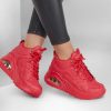 SKECHERS Uno Hi - Her Friends Red Wedges