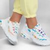 SKECHERS D'Lites - Summer Fiesta White / Multi Lace Up