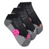 SKECHERS 3 Pack Low Cut Half Terry Socks Black Accessories