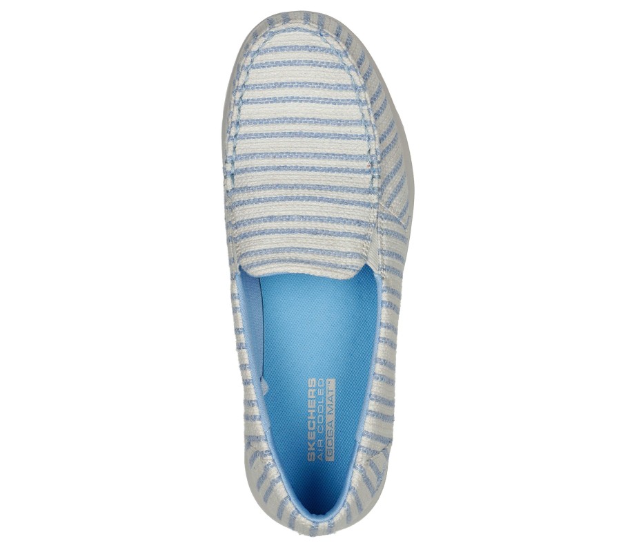 SKECHERS Skechers On-The-Go 2.0 - Paloma Light Blue / White Boat Shoes