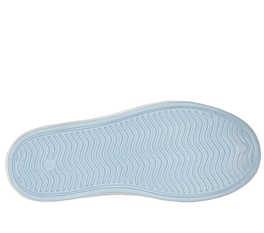 SKECHERS Foamies: Guzman Steps - Aqua Surge Light Blue / Pink Slip-Ons