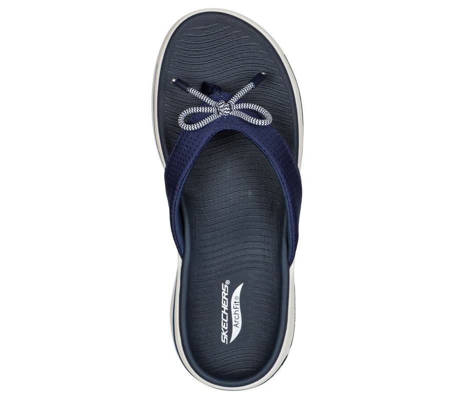 SKECHERS Go Walk Arch Fit Sandal - Lakeside Navy Sandals