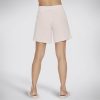 SKECHERS Skech-Sweats 5 Inch Short Light Pink Bottoms