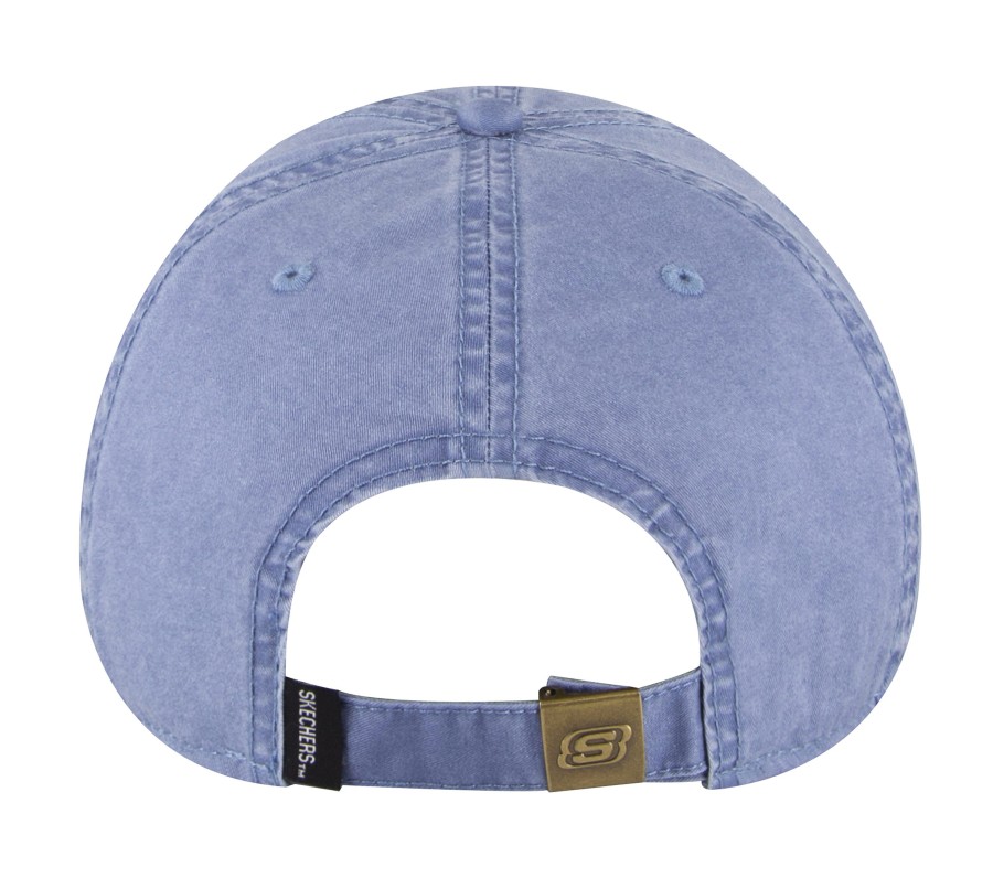 SKECHERS Skechers Washed Dad Hat Blue Accessories