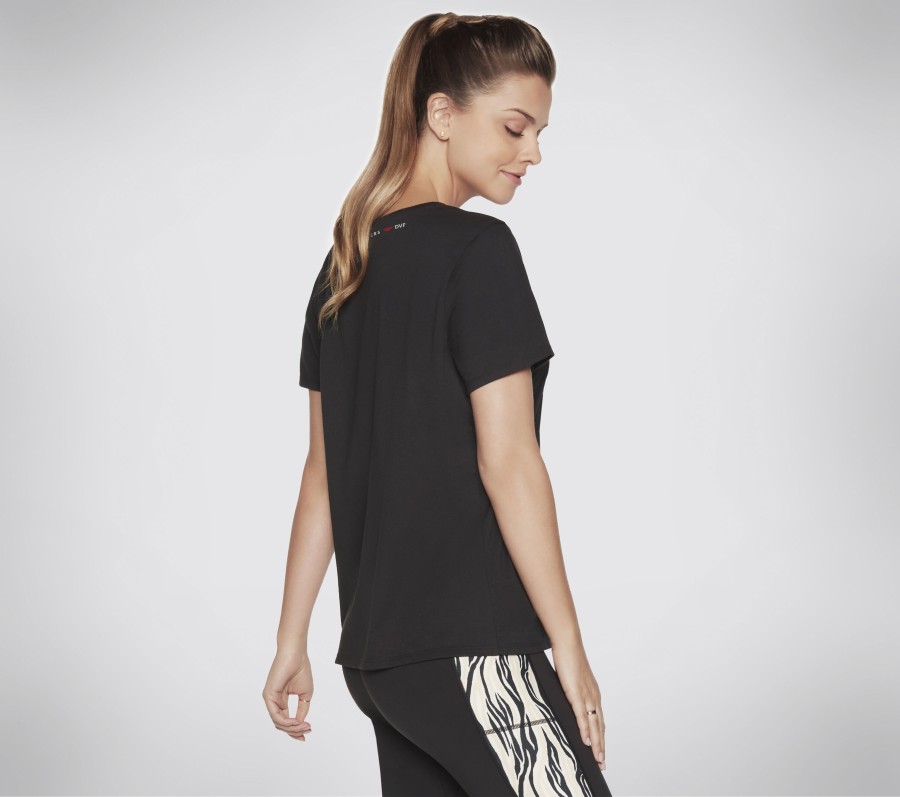 SKECHERS Dvf: Midnight Kiss Tee Black Tops